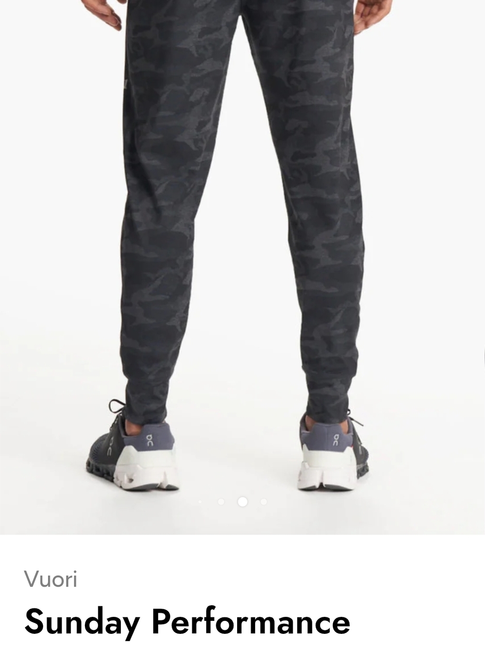 XL Vuori Sunday Performance Black Camo Jogger Men XL - Picture 10 of 12